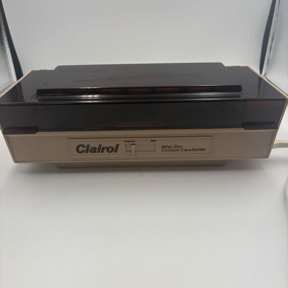 Clairol Mist/Dry CareSetter Velvet Hot Rollers Curlers W/Clips K-400F *Tested* - Picture 1 of 9